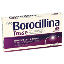 Neoborocillina Tosse 20 Pastiglie 10 Mg + 1,2 Mg