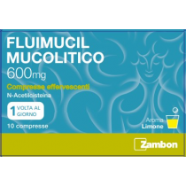 Fluimucil Mucolitico 10 Cpr Eff 600 Mg