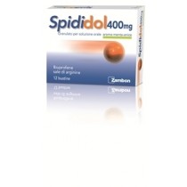 Spididol Orale Grat 12 Bust 400 Mg Aroma Menta Anice