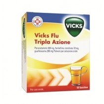 Vicks Flu Tripla Azione Orale Polv 10 Bust