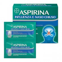 Aspirina Influenza E Naso Chiuso Orale 10 Bust 500 Mg + 30 Mg