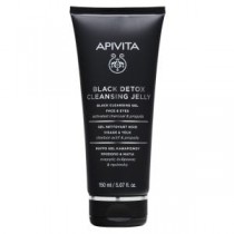 Apivita Black Detox Cleanser 150 Ml - Gel Detergente Nero Propoli & Carbone Attivo