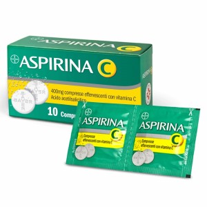 Aspirina C 10 Cpr Eff 400 Mg + 240 Mg Con Vitamina C