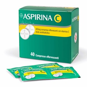 Aspirina C 40 Cpr Eff 400 Mg + 240 Mg Con Vitamina C