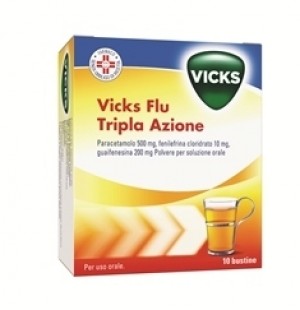 Vicks Flu Tripla Azione Orale Polv 10 Bust