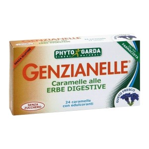 Genzianelle Erbe Digestive 24 Caramelle Senza Zucchero