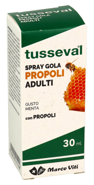 Tusseval Gola Propoli Spray Per Adulti 30 Ml - Mal Di Gola